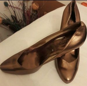 MICHAEL Michael Kors Leather Metallic Pumps Sz 10